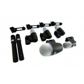 Set di 7 microfoni per amplificare la batteria JTS TXB 7M con valigetta inclusa