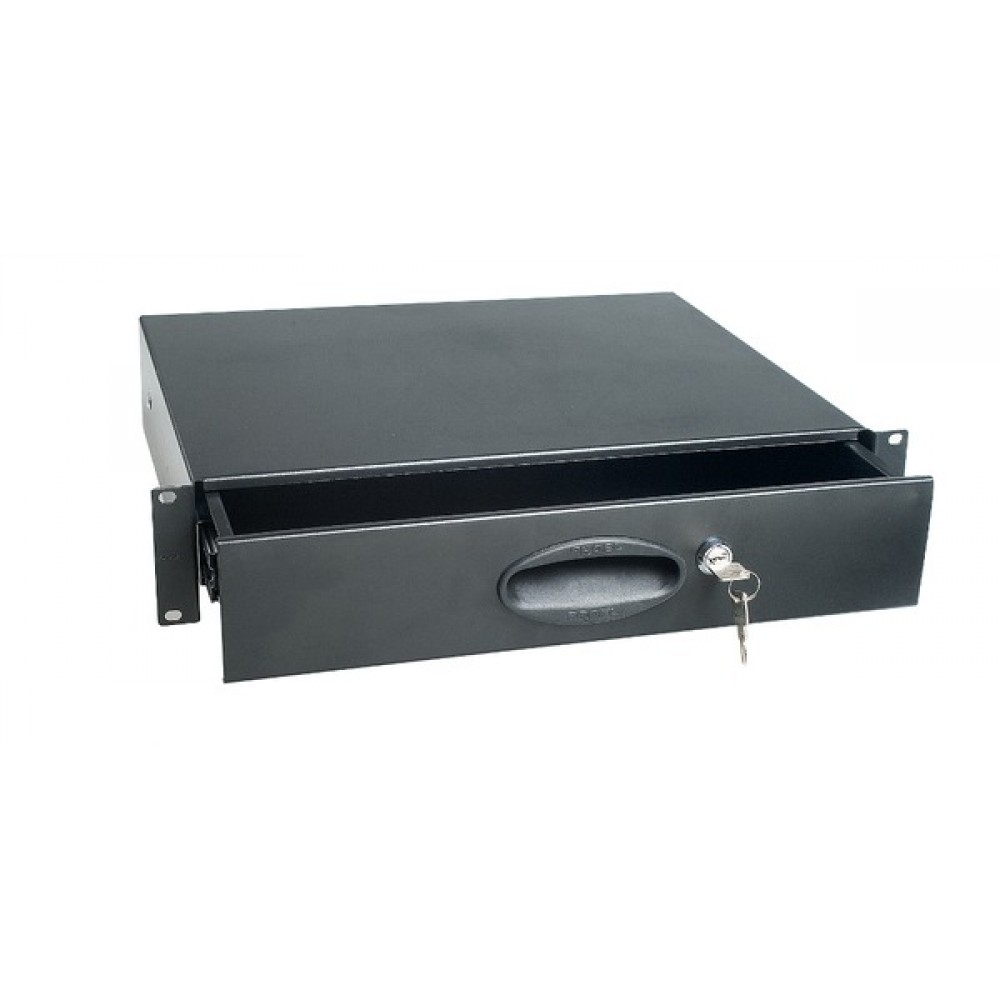 Cassetto Proel 2U per Rack da 19 con chiusura a chiave ADRK2CR