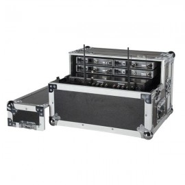 Flightcase porta microfoni wireless da 3 unità con cassetto DAP-Audio D7519B