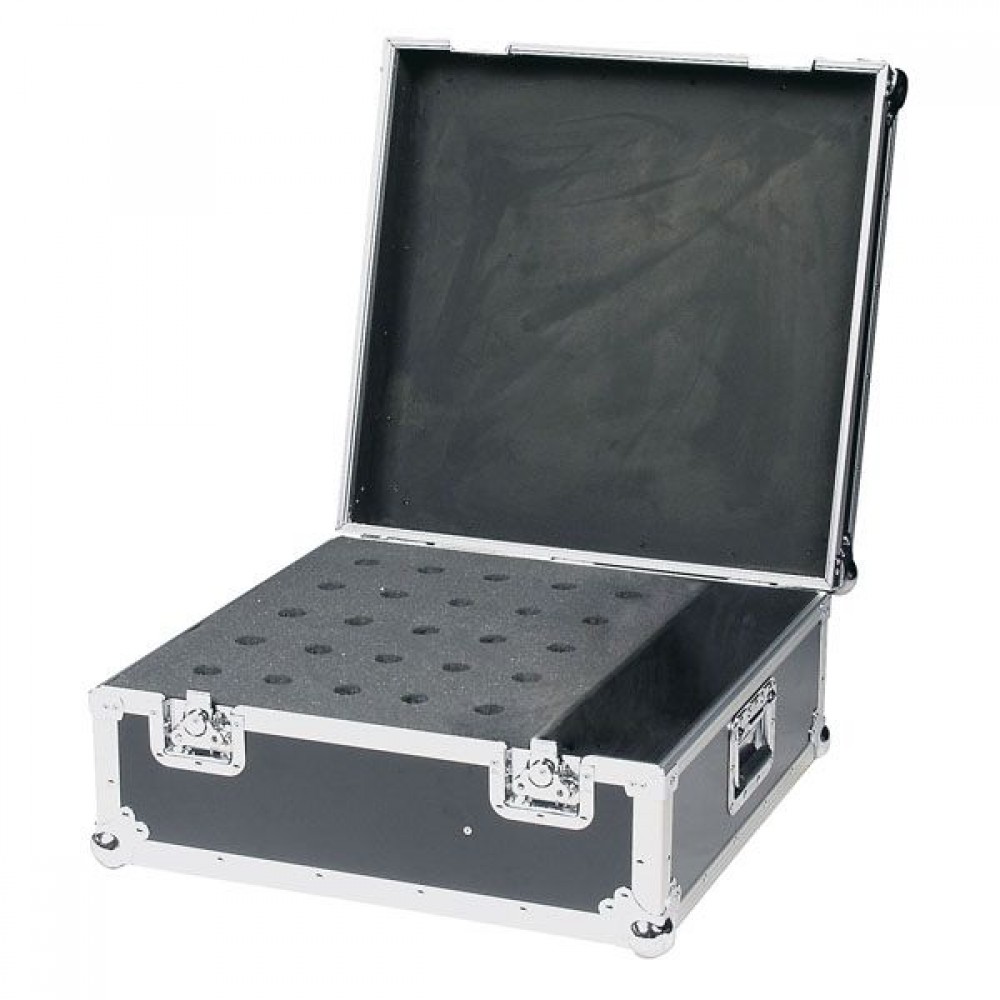 DAPAudio Flightcase per 25 microfoni valigetta porta palmare gelato