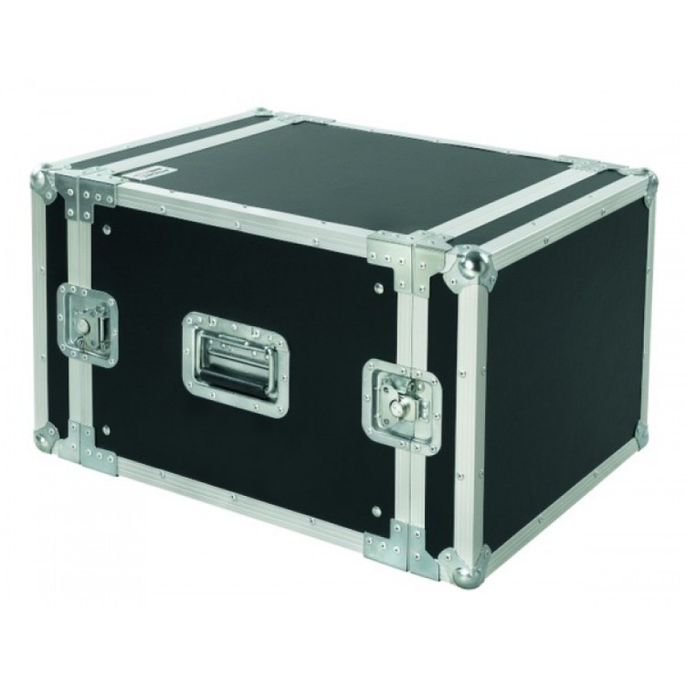 Flightcase Proel  professionale 8U Rack19 profondità 45cm CR208BLKM