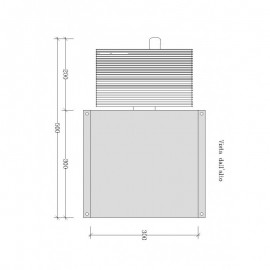 Motore elettrico apri siparo per teatro - 220v 0.55Kw