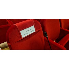 Segnaposto per poltrona riservata tasca per indicazioni riservato per teatro o cinema