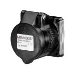 Presa da pannello Cee Mennekes 1629SW 2p+Terra NERA 16A 6h 250V 3poli IP44