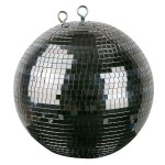 Sfera specchiata MIRRORBALL Showtec da 30CM Nera Senza motore 60405B